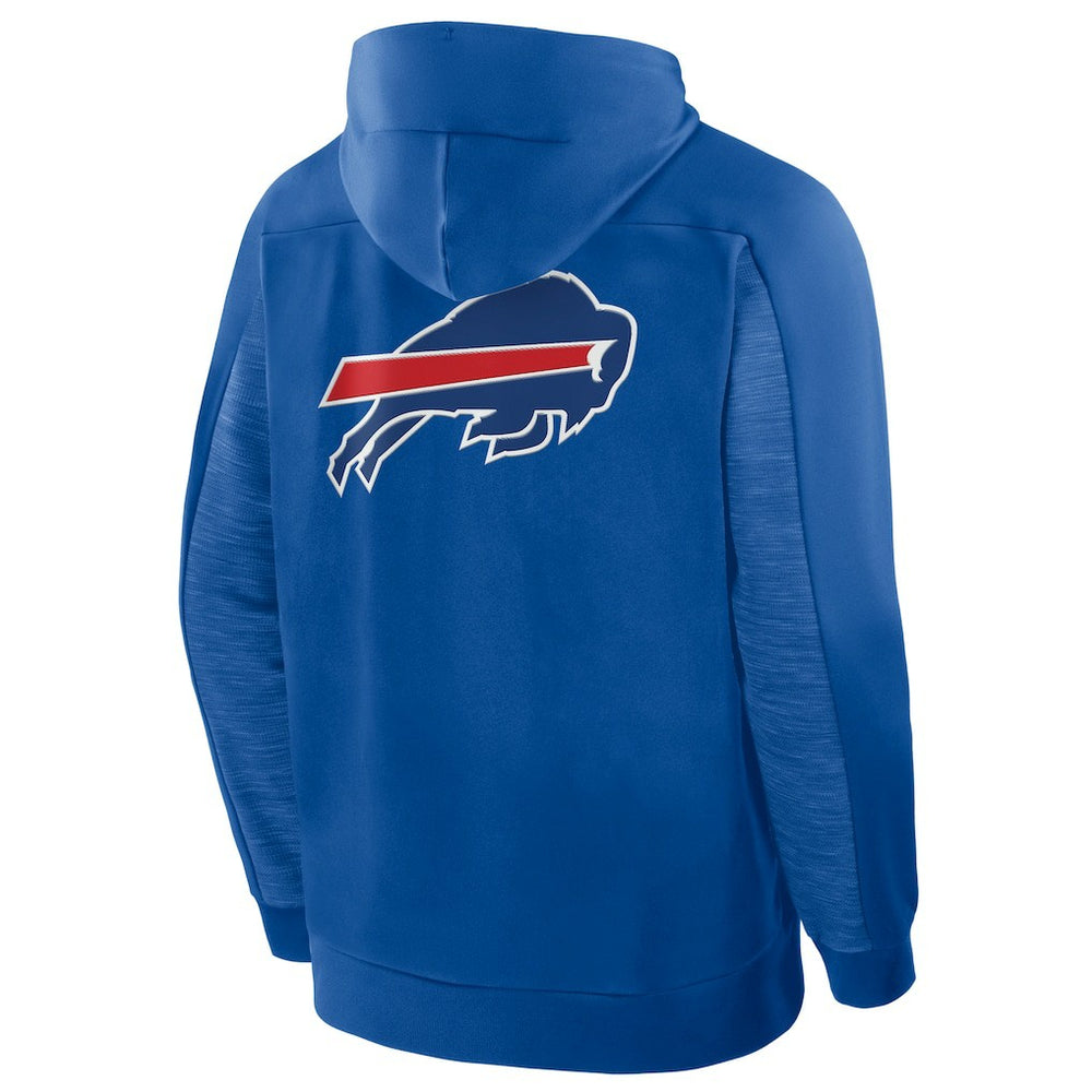 Buffalo Bills Checkdown Pass Full-Zip Hoodie - Royal Hoodies