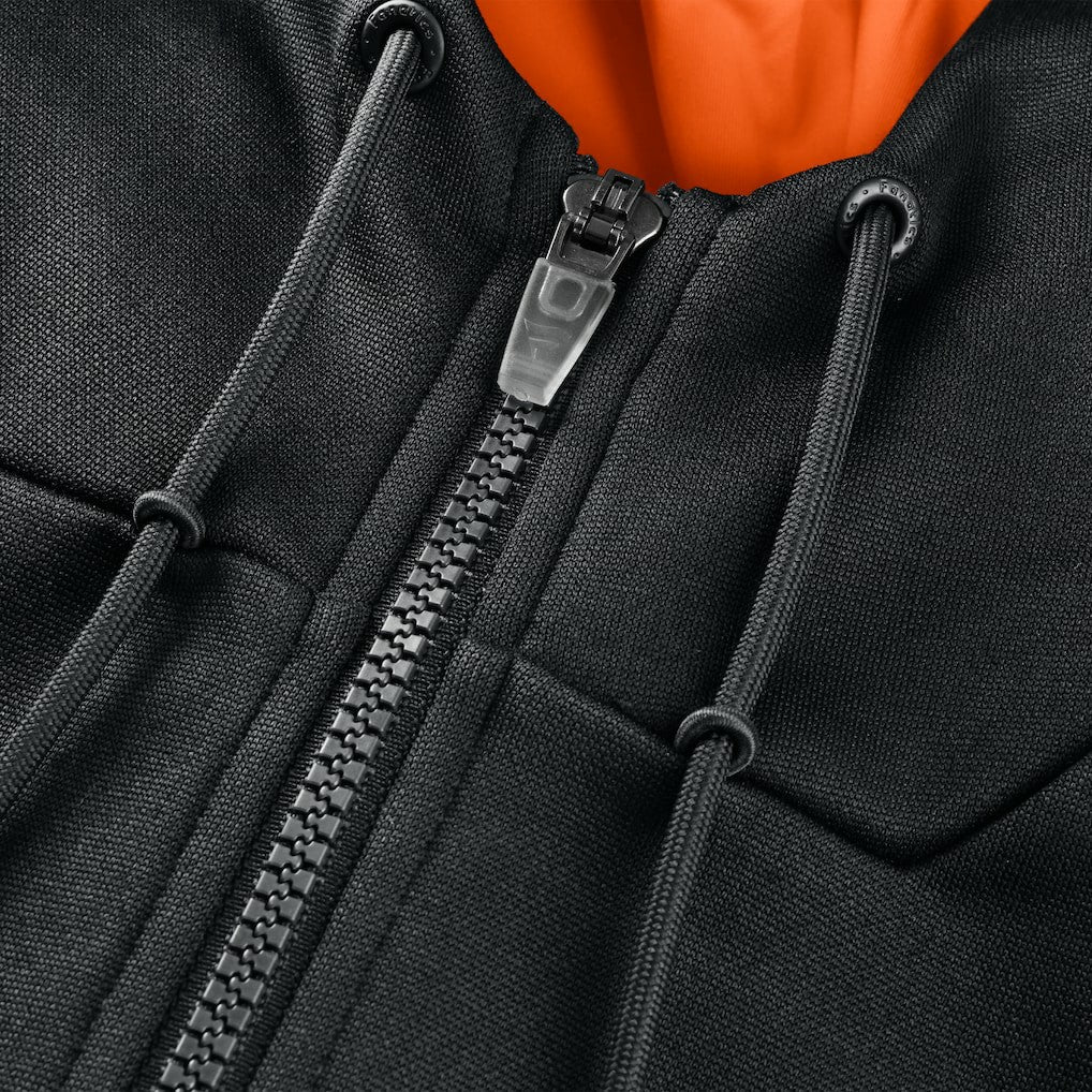 Cincinnati Bengals Checkdown Pass Full-Zip Hoodie - Black Hoodies