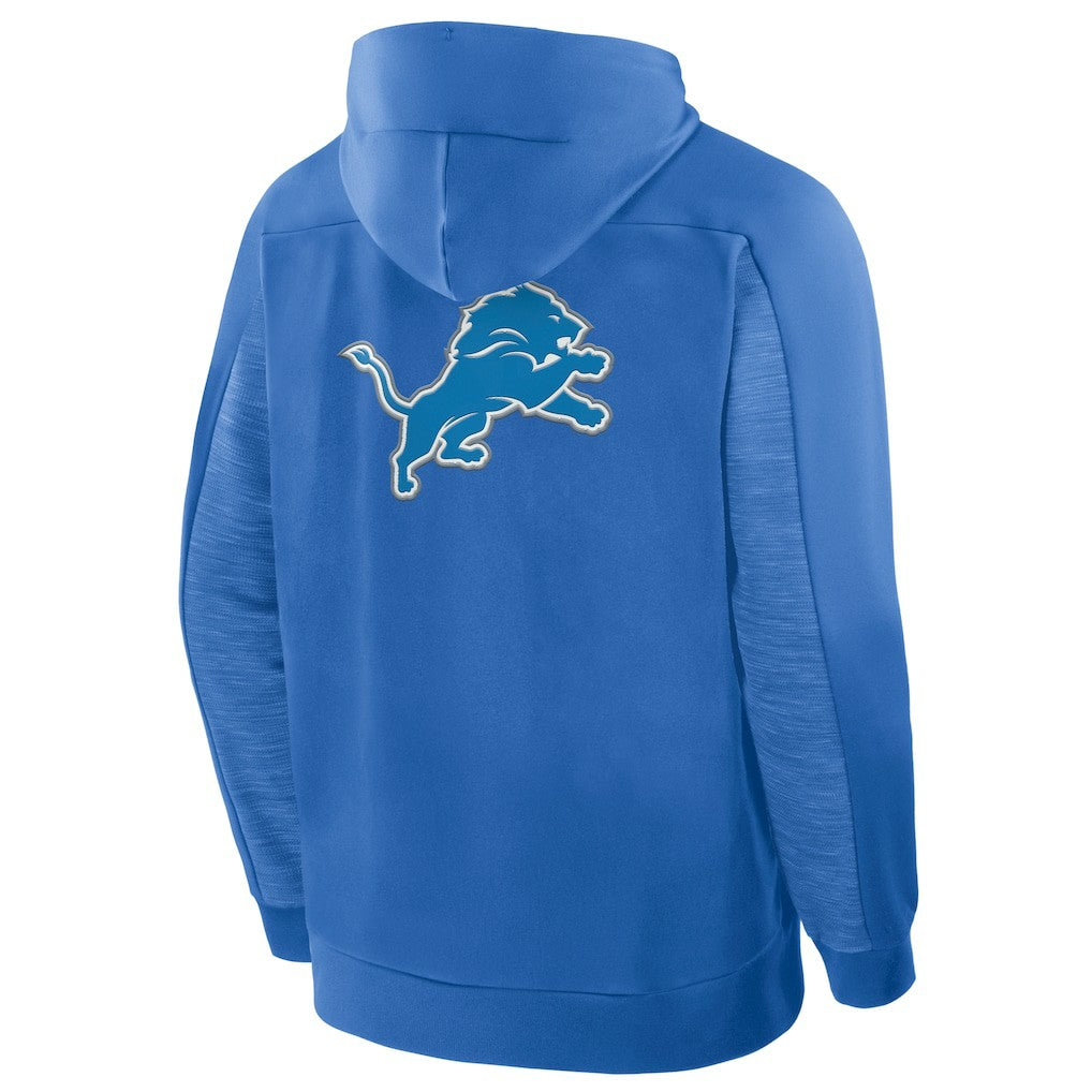 Detroit Lions Checkdown Pass Full-Zip Hoodie - Blue Hoodies