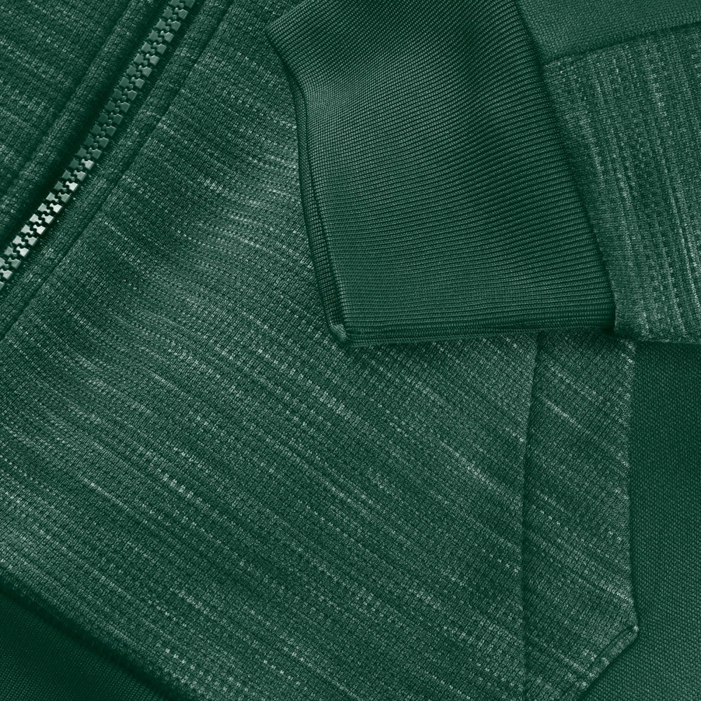 Green Bay Packers Checkdown Pass Full-Zip Hoodie - Green Hoodies