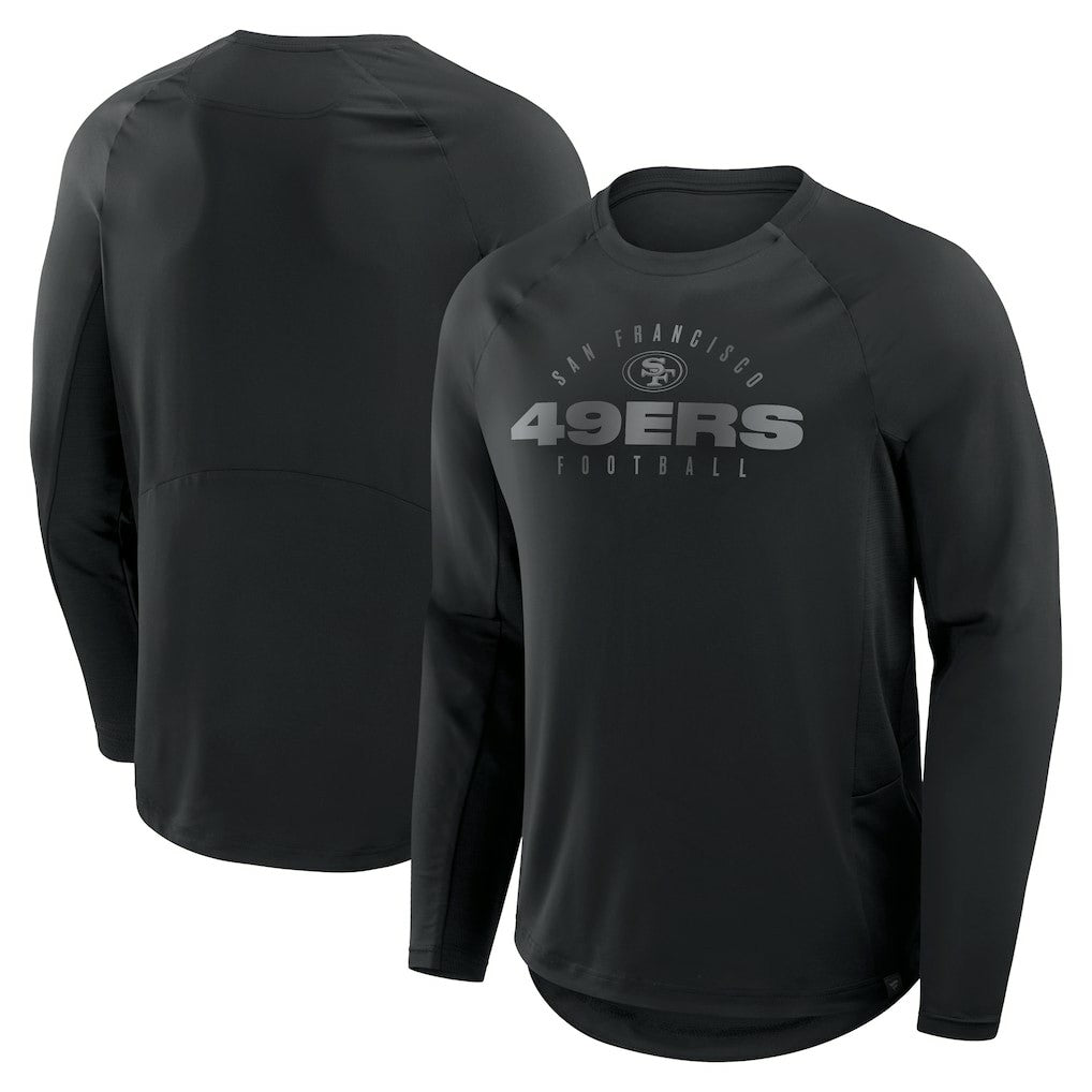 San Francisco 49ers Coverage Scheme Long Sleeve T-Shirt - Black T-shirts