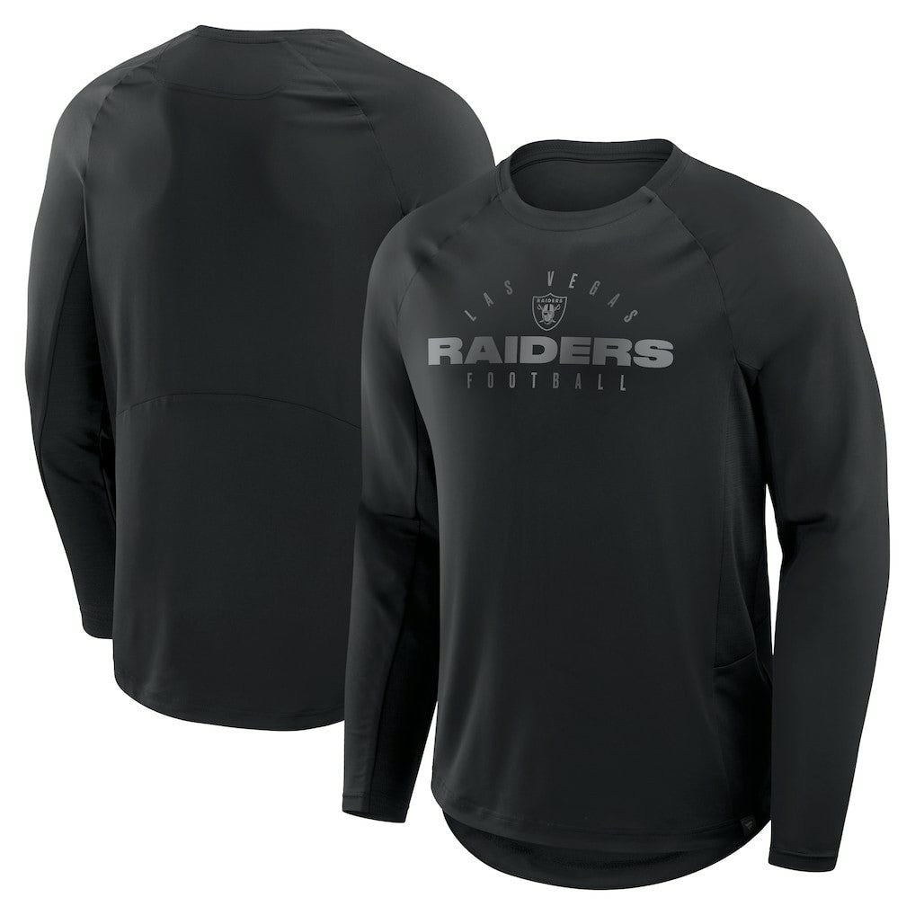 Las Vegas Raiders Coverage Scheme Long Sleeve T-Shirt - Black T-shirts