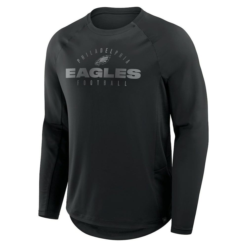 Philadelphia Eagles Coverage Scheme Long Sleeve T-Shirt - Black T-shirts