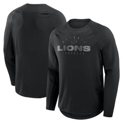 Detroit Lions Coverage Scheme Long Sleeve T-Shirt - Black T-shirts