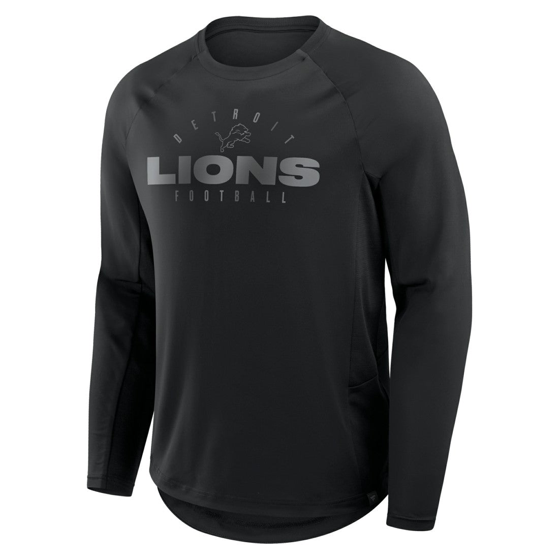 Detroit Lions Coverage Scheme Long Sleeve T-Shirt - Black T-shirts