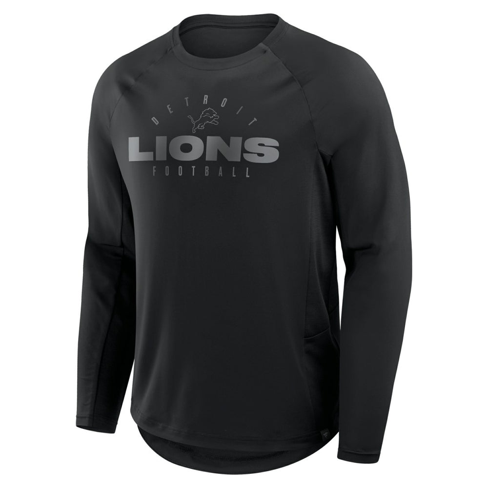Detroit Lions Coverage Scheme Long Sleeve T-Shirt - Black T-shirts