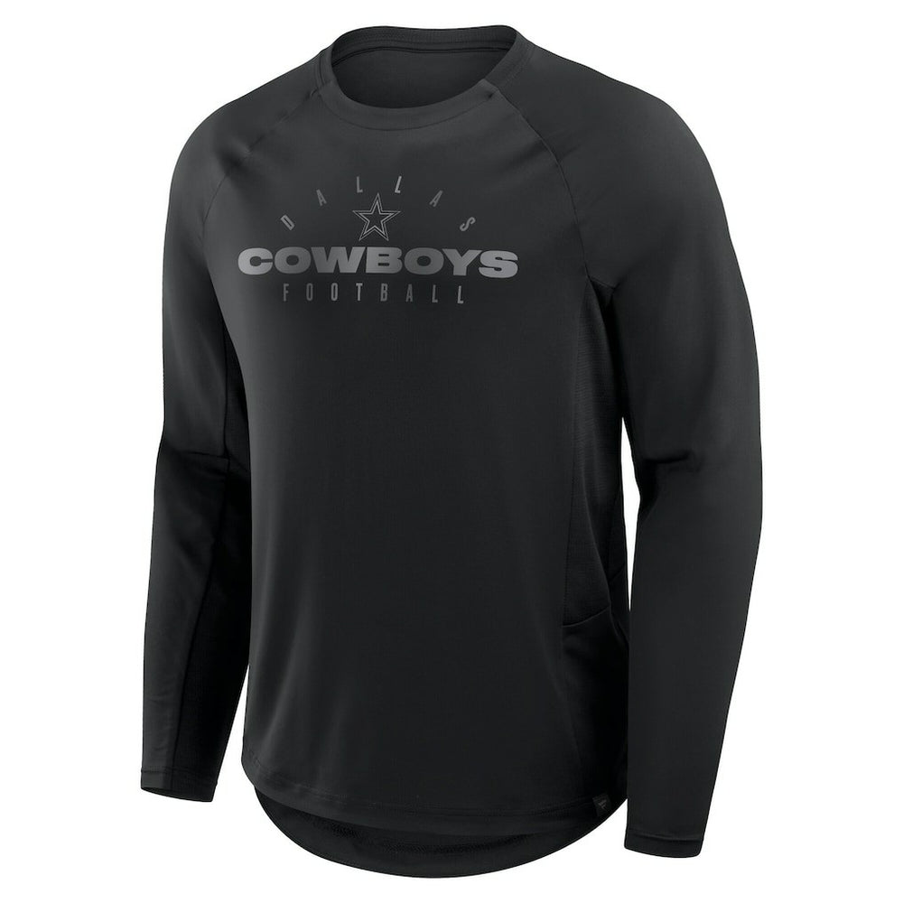 Dallas Cowboys Coverage Scheme Long Sleeve T-Shirt - Black T-shirts