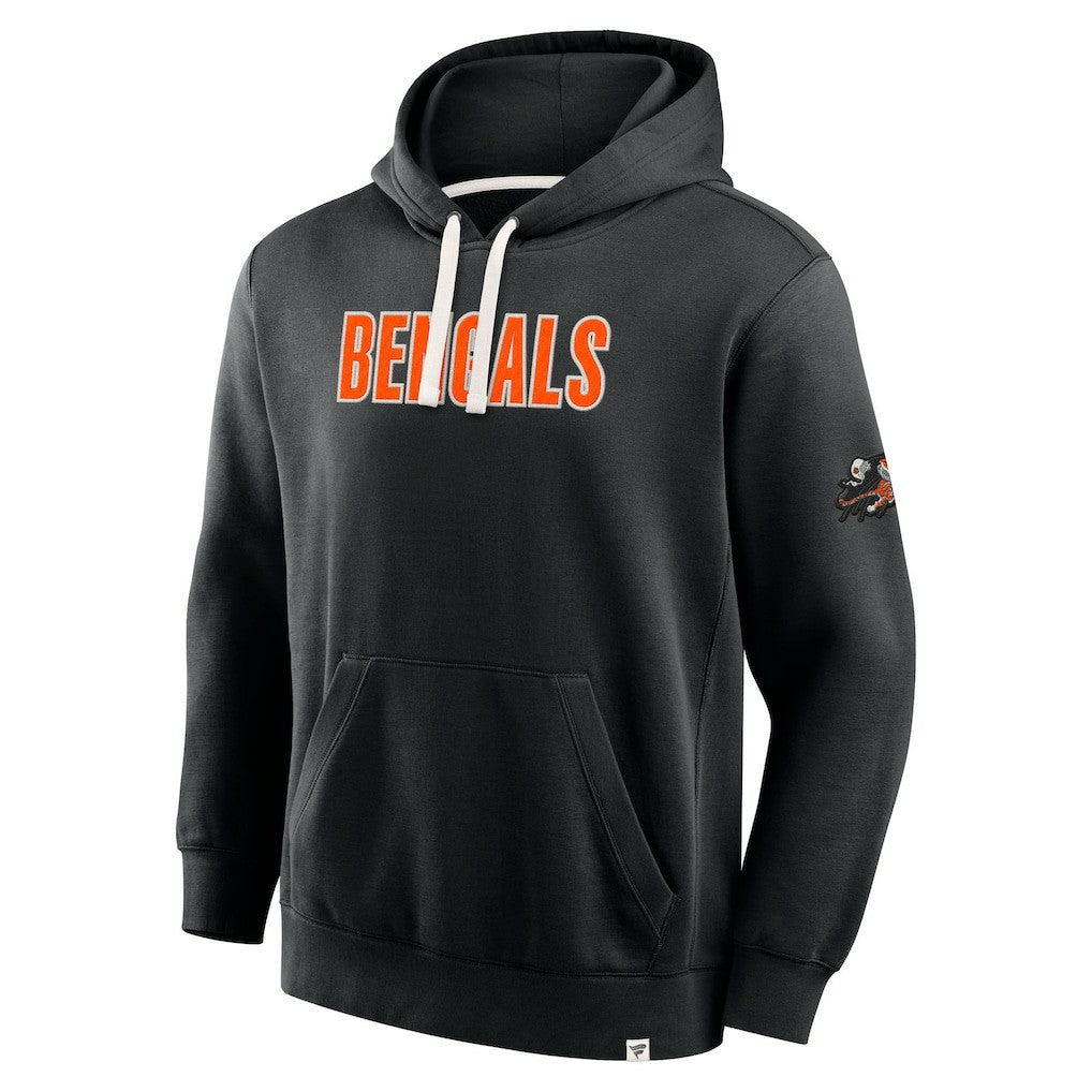 Cincinnati Bengals New Horizons Heritage Pullover Hoodie - Black Hoodies