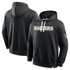Las Vegas Raiders New Horizons Heritage Pullover Hoodie - Black Hoodies