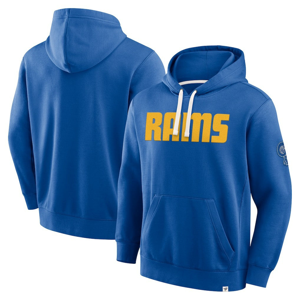 Los Angeles Rams New Horizons Heritage Pullover Hoodie - Royal Hoodies