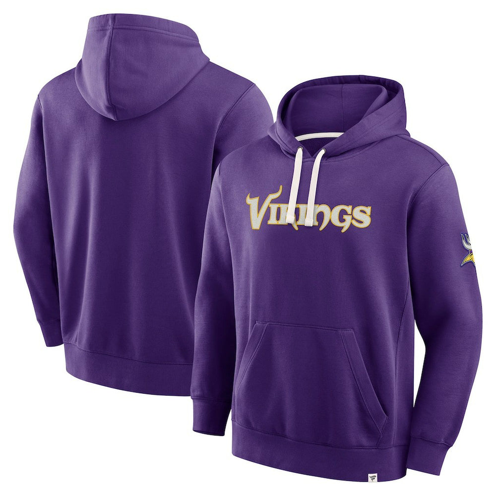 Minnesota Vikings New Horizons Heritage Pullover Hoodie - Purple Hoodies