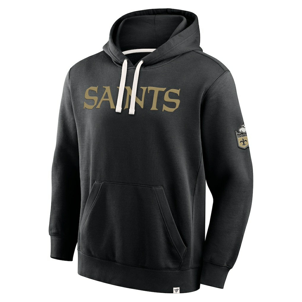 New Orleans Saints New Horizons Heritage Pullover Hoodie - Black Hoodies