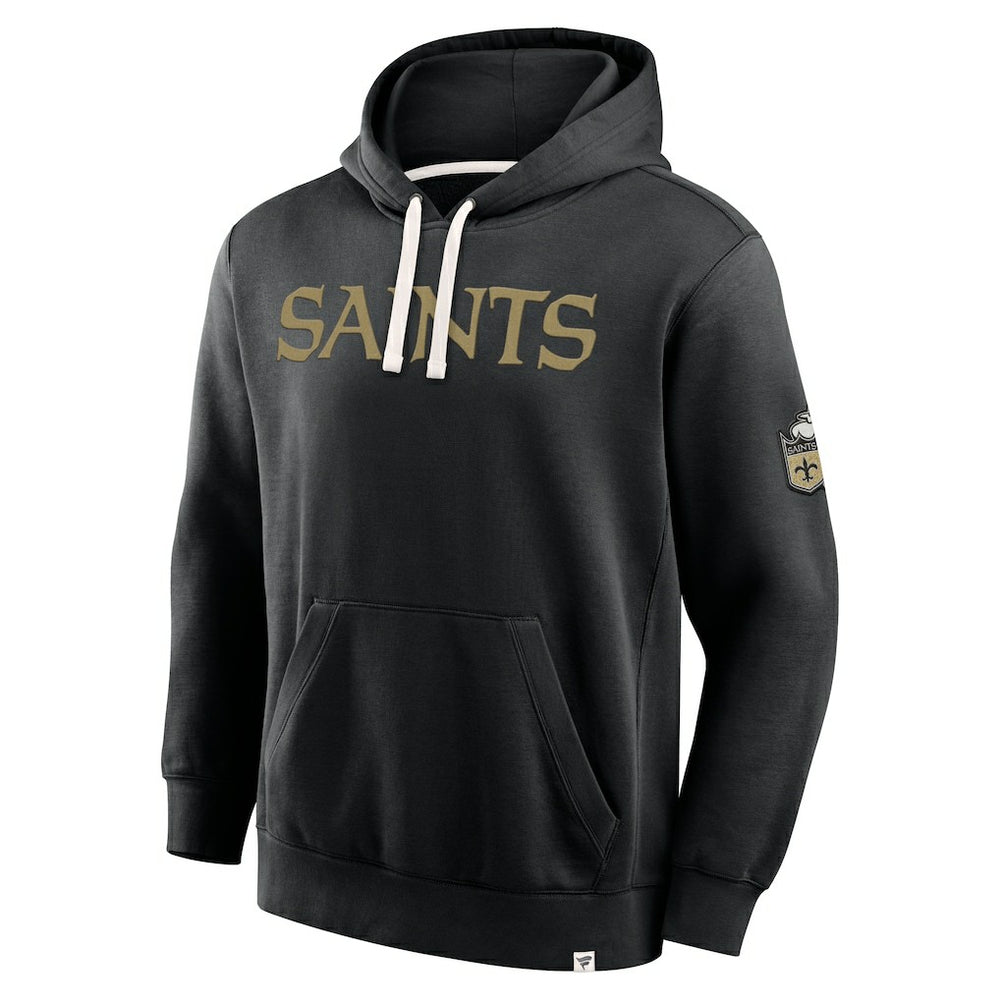 New Orleans Saints New Horizons Heritage Pullover Hoodie - Black Hoodies