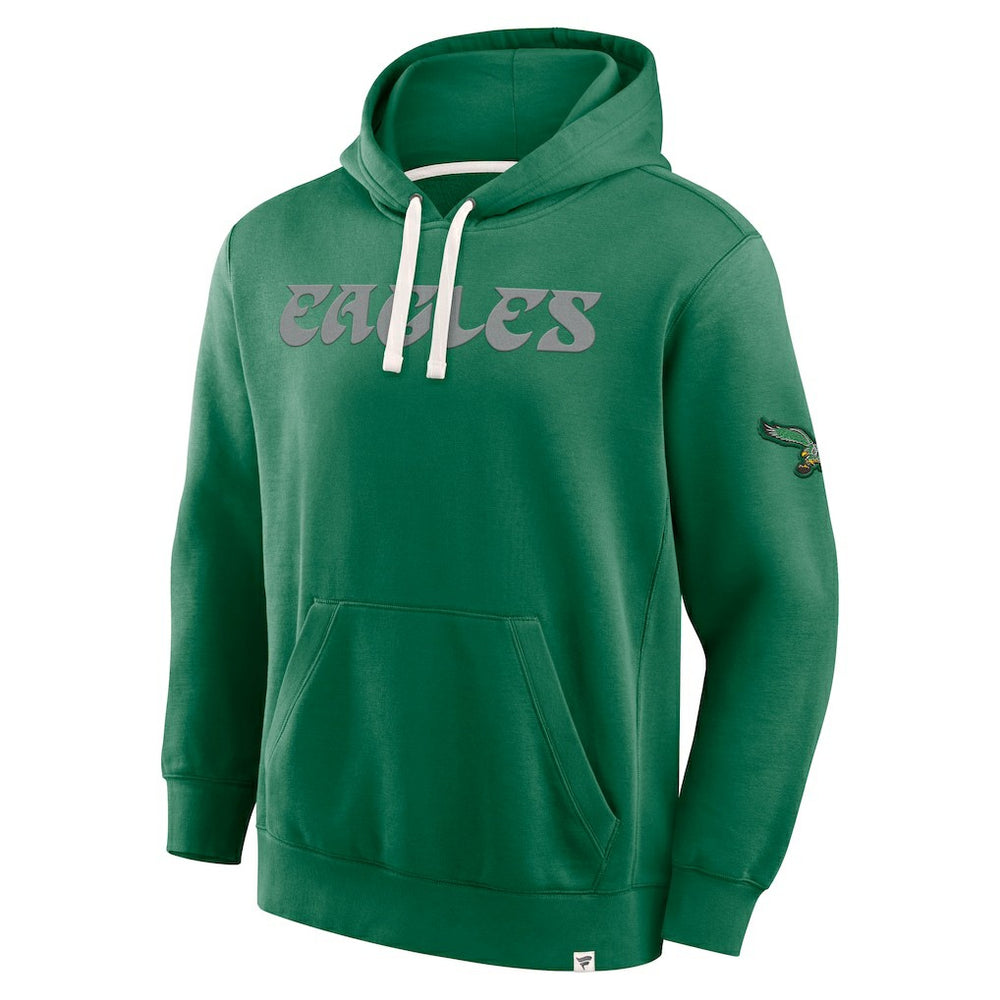 Philadelphia Eagles New Horizons Heritage Pullover Hoodie - Kelly Green Hoodies