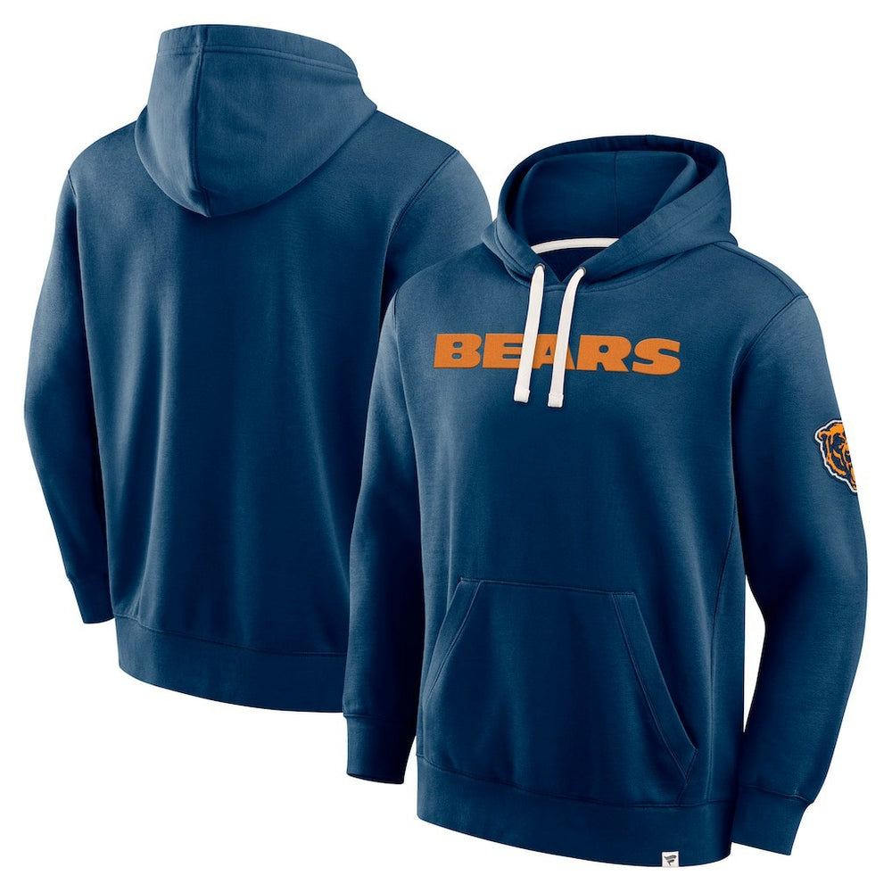 Chicago Bears New Horizons Heritage Pullover Hoodie - Navy Hoodies