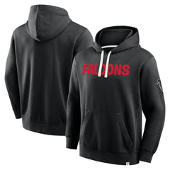 Atlanta Falcons New Horizons Heritage Pullover Hoodie - Black Hoodies