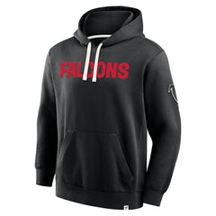 Atlanta Falcons New Horizons Heritage Pullover Hoodie - Black Hoodies