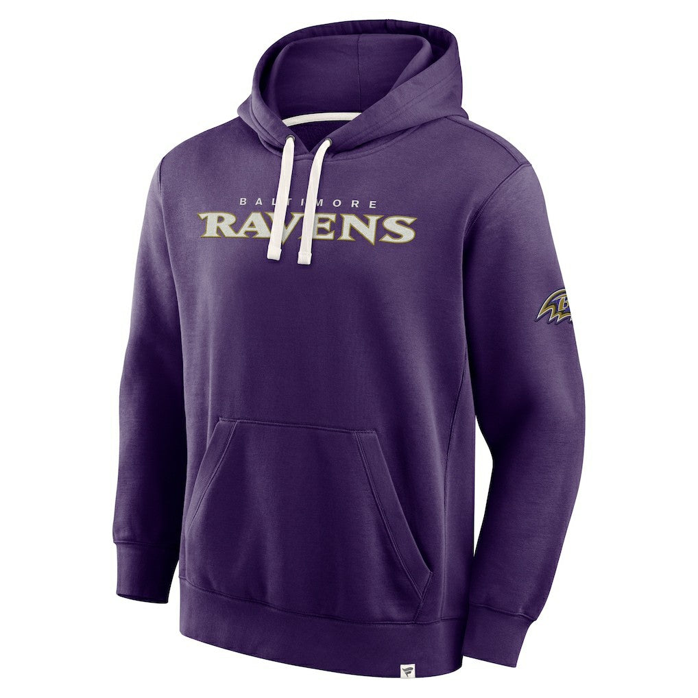 Baltimore Ravens New Horizons Heritage Pullover Hoodie - Purple Hoodies
