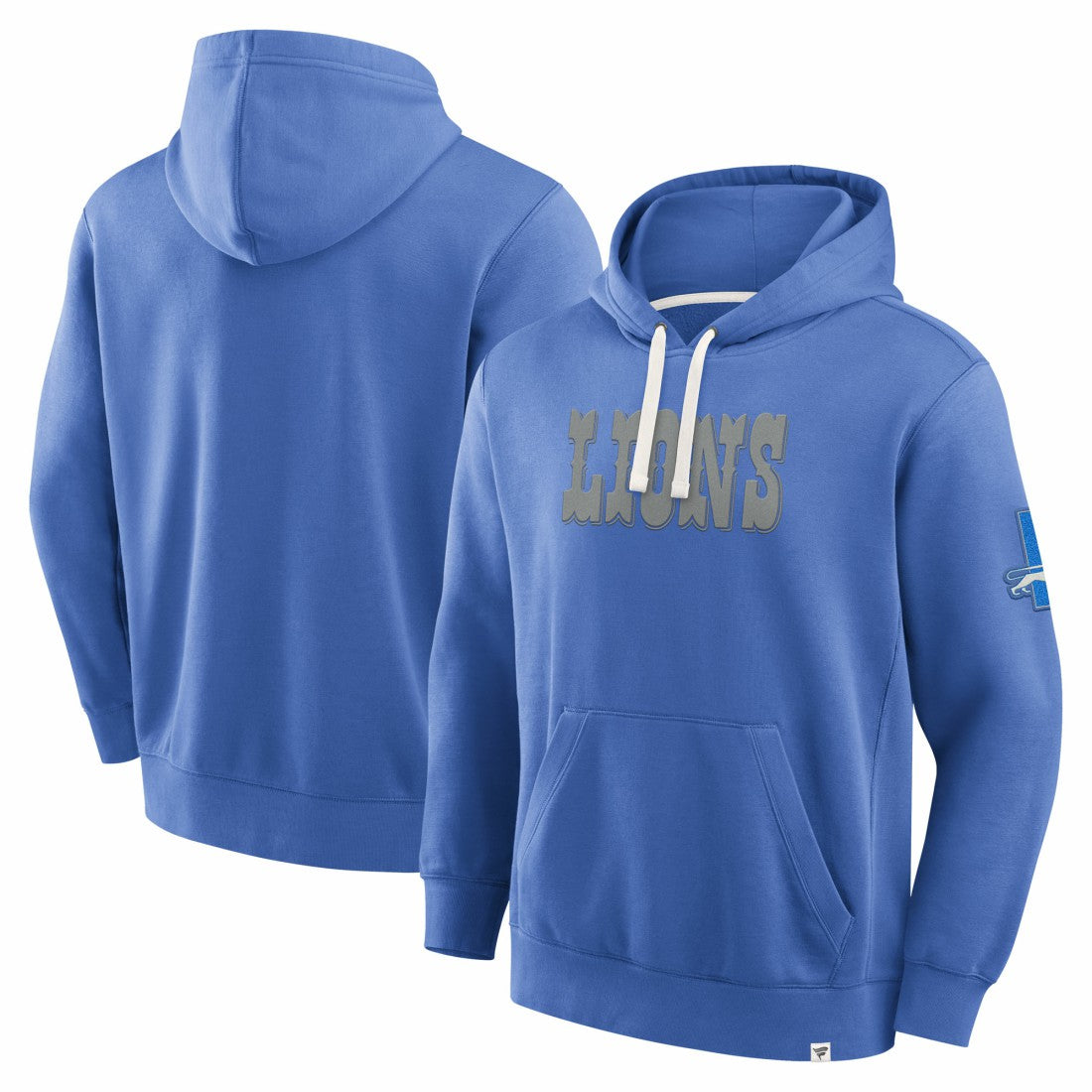 Detroit Lions New Horizons Heritage Pullover Hoodie - Blue Hoodies