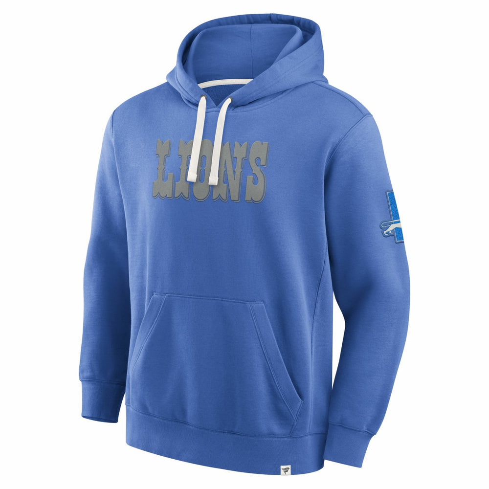 Detroit Lions New Horizons Heritage Pullover Hoodie - Blue Hoodies