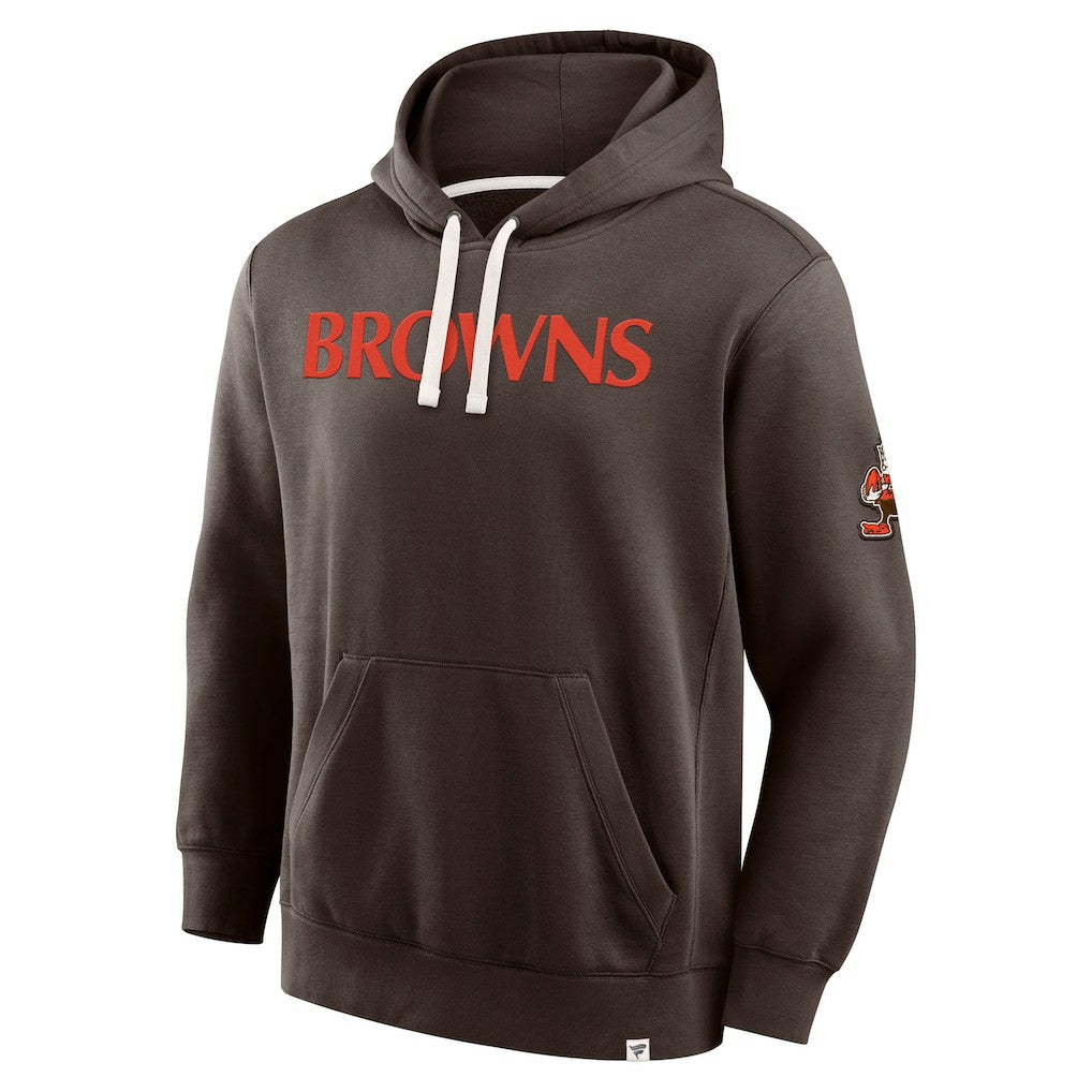 Cleveland Browns New Horizons Heritage Pullover Hoodie - Brown Hoodies
