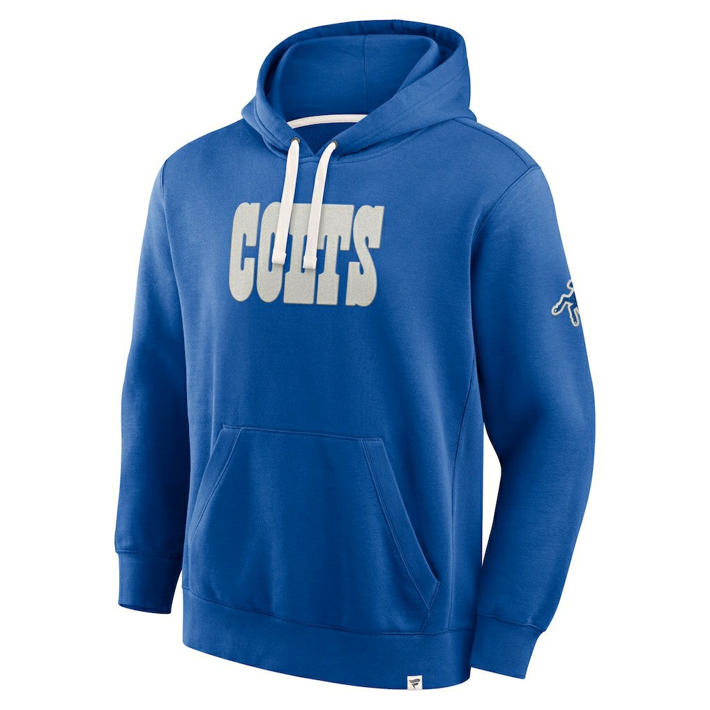 Indianapolis Colts New Horizons Heritage Pullover Hoodie - Royal Hoodies