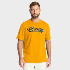Los Angeles Rams Fluid Motion Legacy T-Shirt - Gold T-shirts