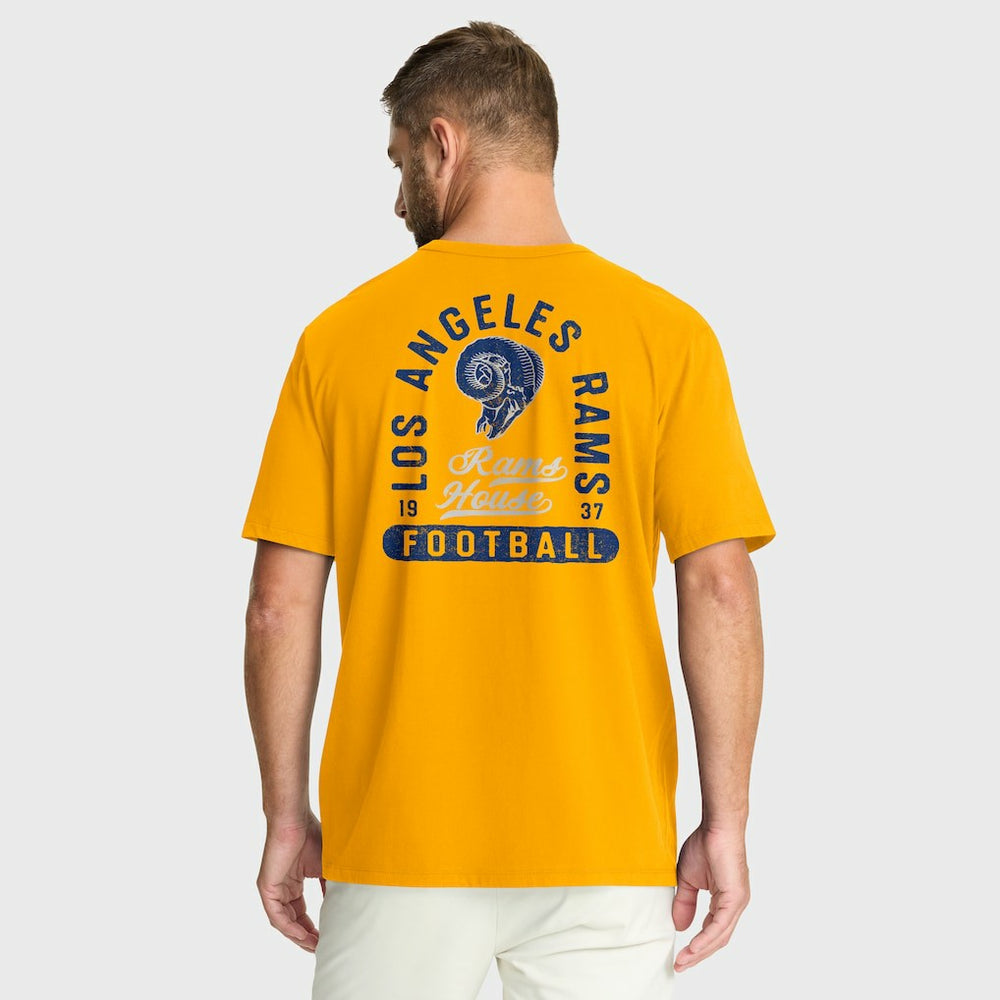Los Angeles Rams Fluid Motion Legacy T-Shirt - Gold T-shirts