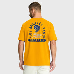 Los Angeles Rams Fluid Motion Legacy T-Shirt - Gold T-shirts