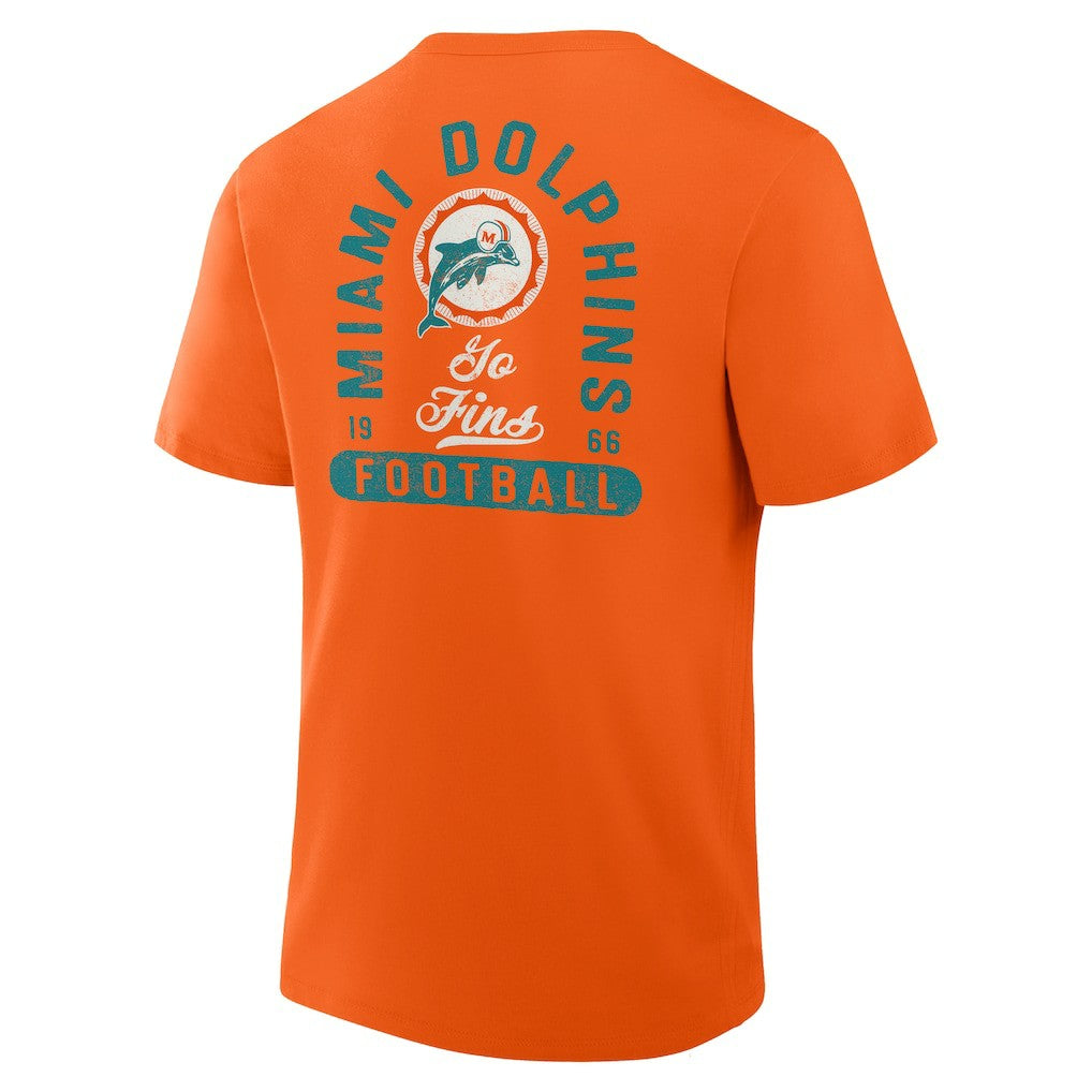 Miami Dolphins Fluid Motion Legacy T-Shirt - Orange T-shirts