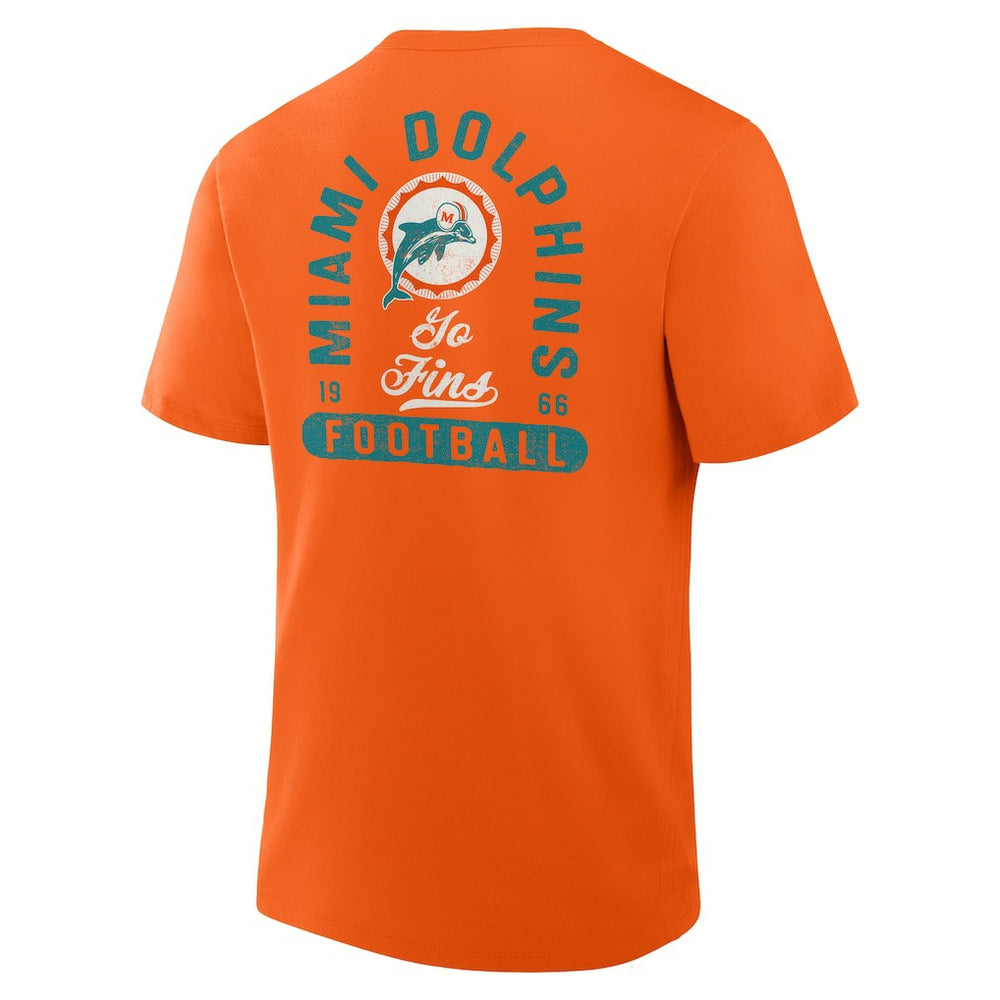 Miami Dolphins Fluid Motion Legacy T-Shirt - Orange T-shirts