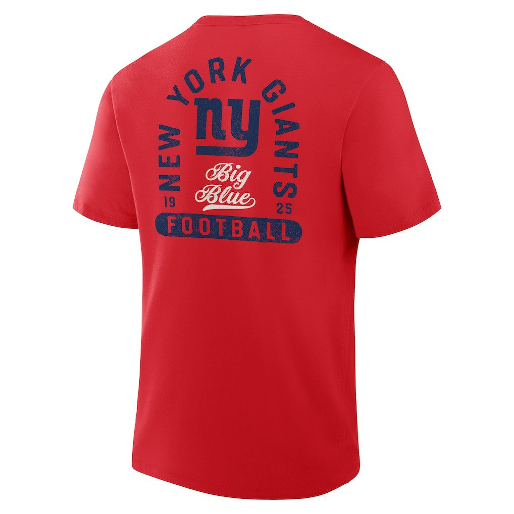 New York Giants Fluid Motion Legacy T-Shirt - Red T-shirts