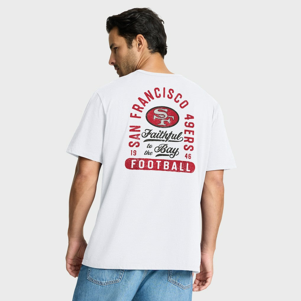 San Francisco 49ers Fluid Motion Legacy T-Shirt - White T-shirts