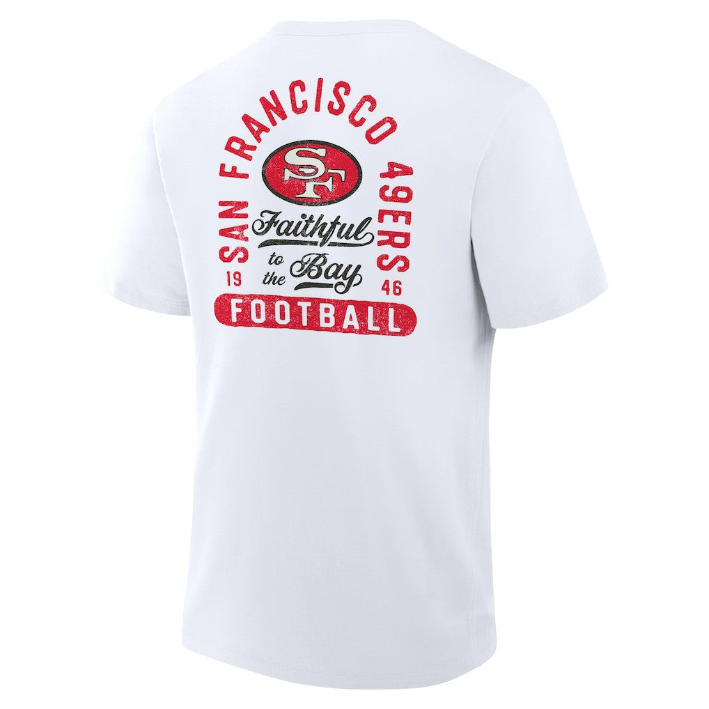 San Francisco 49ers Fluid Motion Legacy T-Shirt - White T-shirts