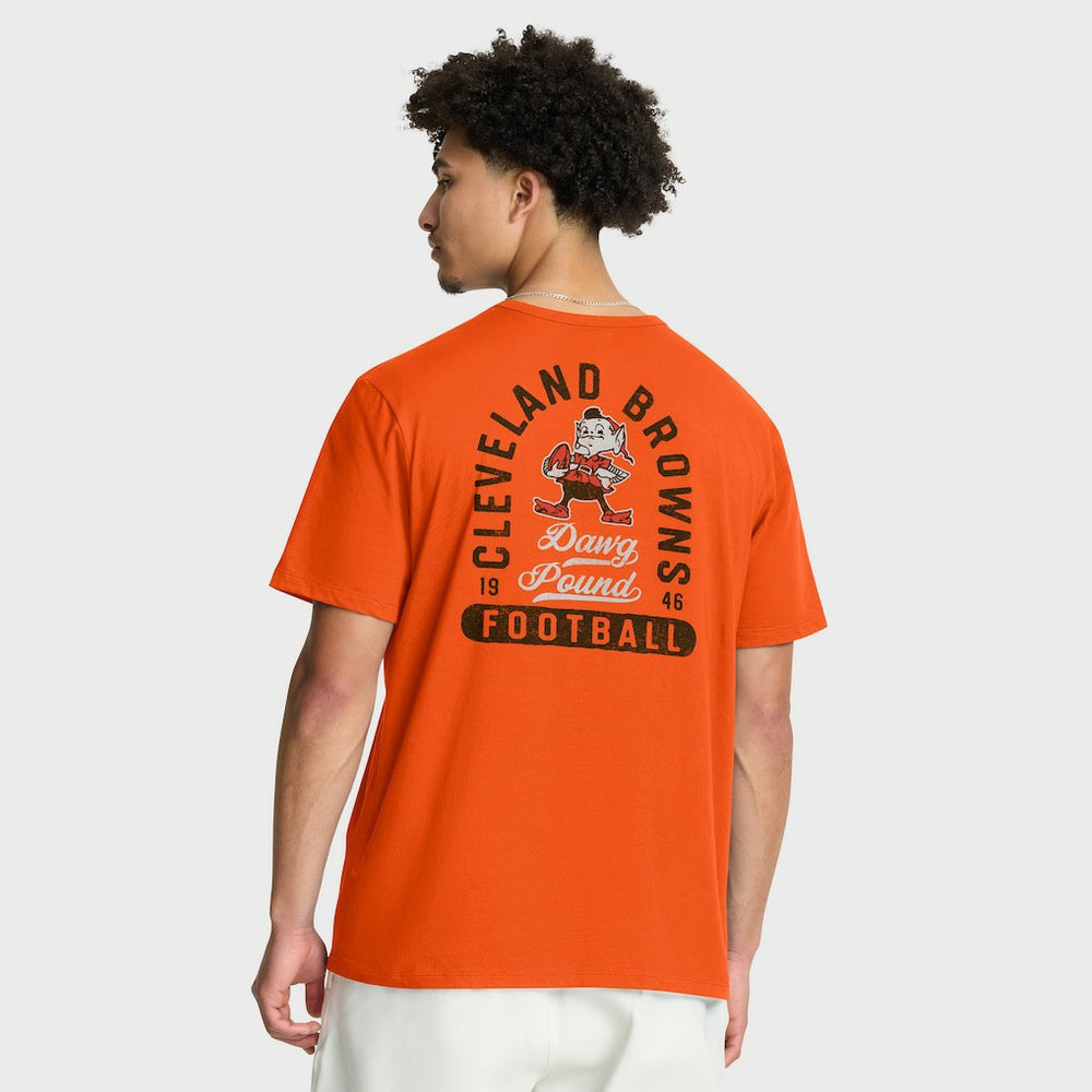 Cleveland Browns Fluid Motion Legacy T-Shirt - Orange T-shirts