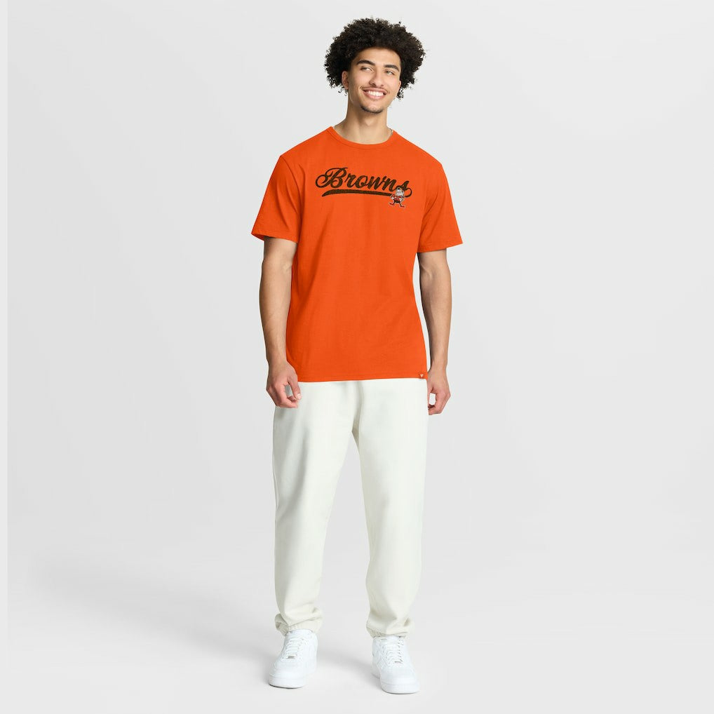 Cleveland Browns Fluid Motion Legacy T-Shirt - Orange T-shirts