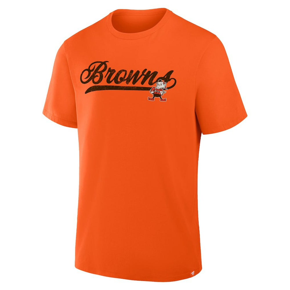 Cleveland Browns Fluid Motion Legacy T-Shirt - Orange T-shirts