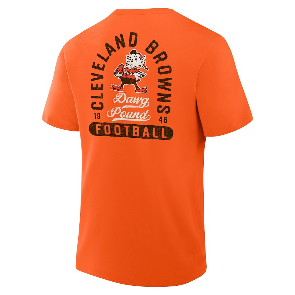 Cleveland Browns Fluid Motion Legacy T-Shirt - Orange T-shirts
