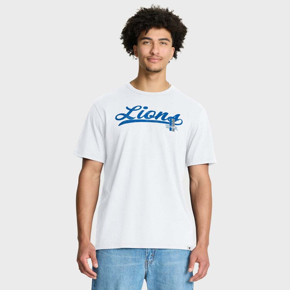 Detroit Lions Fluid Motion Legacy T-Shirt - White T-shirts