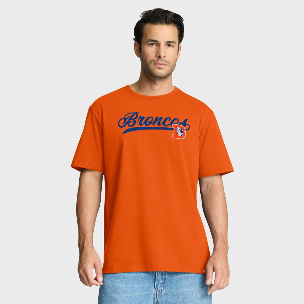 Denver Broncos Fluid Motion Legacy T-Shirt - Orange T-shirts