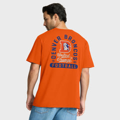 Denver Broncos Fluid Motion Legacy T-Shirt - Orange T-shirts