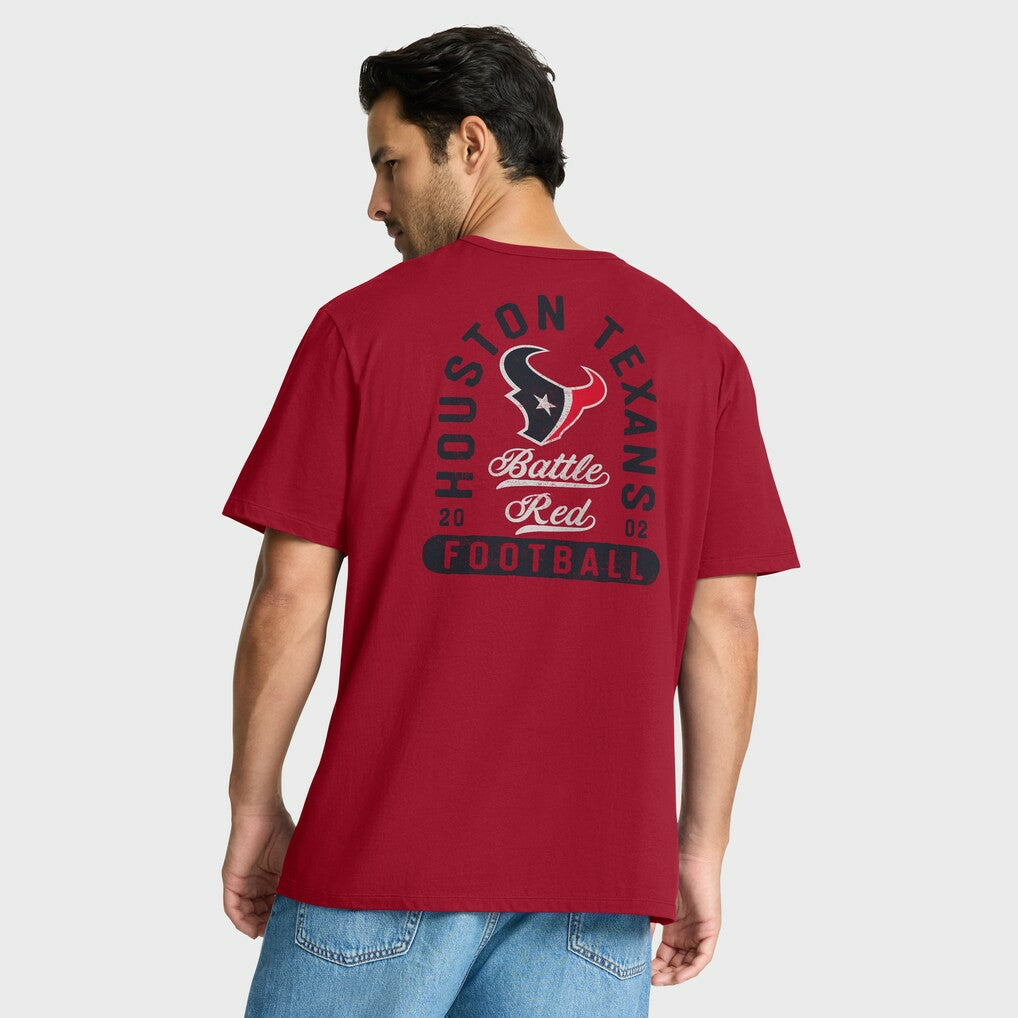 Houston Texans Fluid Motion Legacy T-Shirt - Red T-shirts