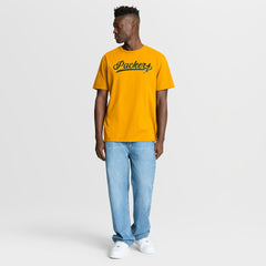 Green Bay Packers Fluid Motion Legacy T-Shirt - Gold T-shirts