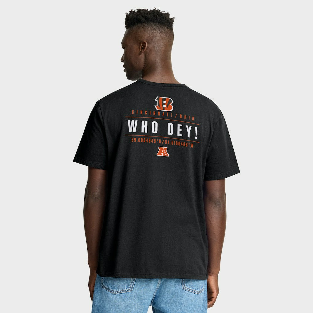 Cincinnati Bengals Passing Pocket Legacy T-Shirt - Black T-shirts