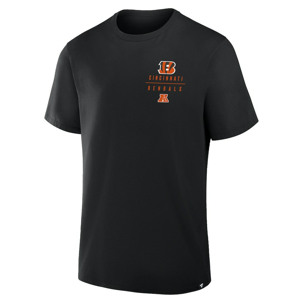 Cincinnati Bengals Passing Pocket Legacy T-Shirt - Black T-shirts