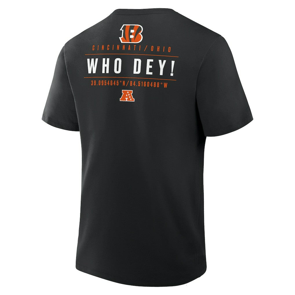 Cincinnati Bengals Passing Pocket Legacy T-Shirt - Black T-shirts
