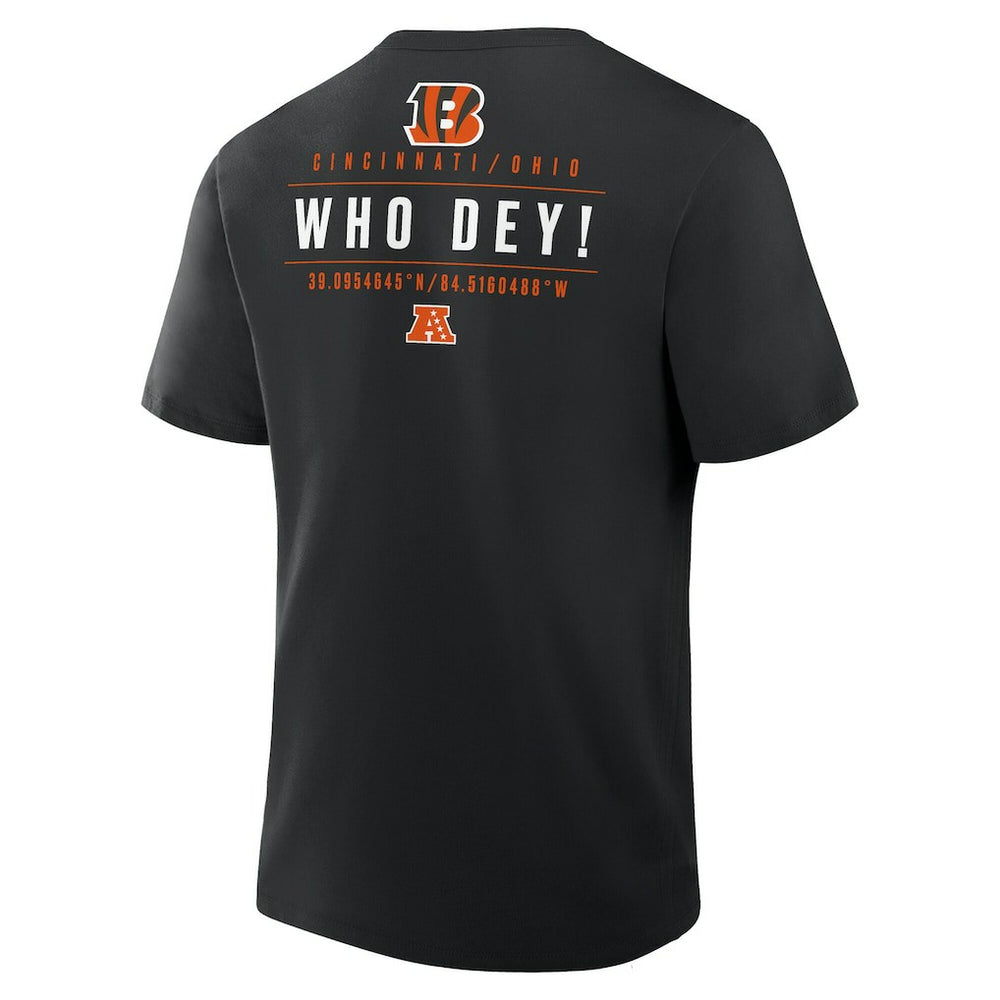 Cincinnati Bengals Passing Pocket Legacy T-Shirt - Black T-shirts