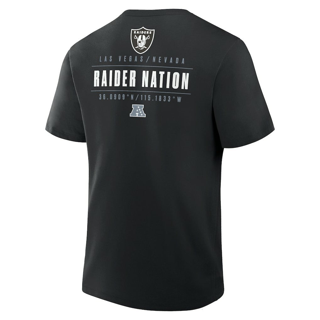 Las Vegas Raiders Passing Pocket Legacy T-Shirt - Black T-shirts