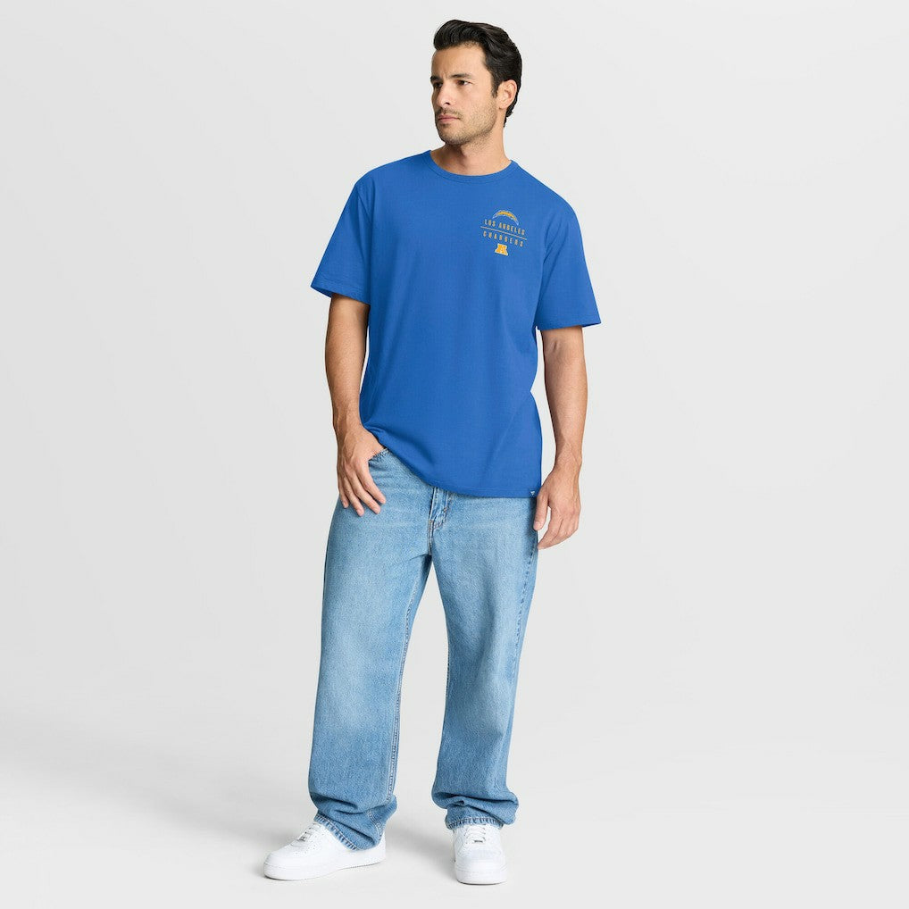 Los Angeles Chargers Passing Pocket Legacy T-Shirt - Powder Blue T-shirts