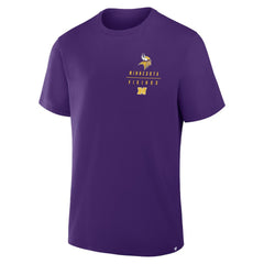 Minnesota Vikings Passing Pocket Legacy T-Shirt - Purple T-shirts